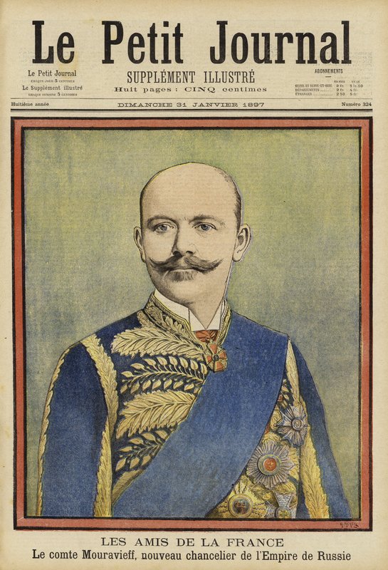 Grev Mikhail Muravyov, Russlands utenriksminister av French School