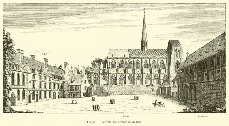 Bernardins kloster i 1650 av French School