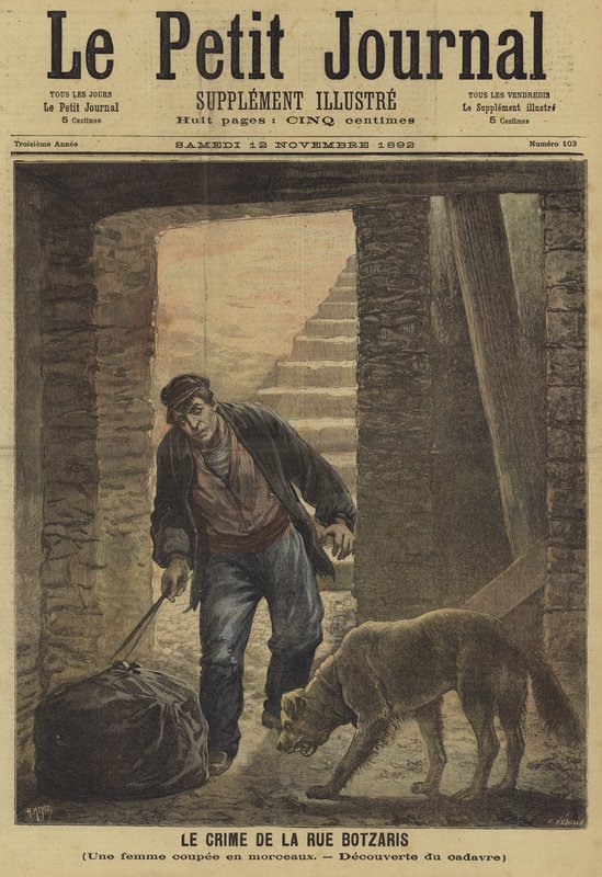 Forside av Le Petit Journal, 12. november 1892 av French School