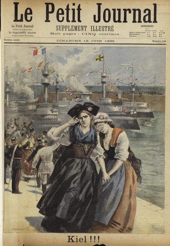 Forside av Le Petit Journal, 16. juni 1895 av French School