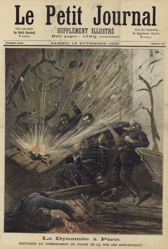 Forside av Le Petit Journal, 19. november 1892 av French School