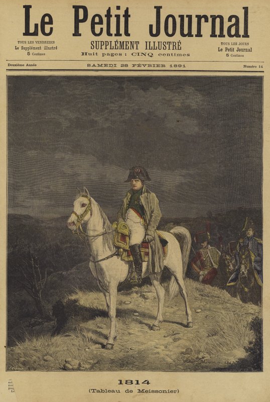 Forside av Le Petit Journal, 28. februar 1891 av French School