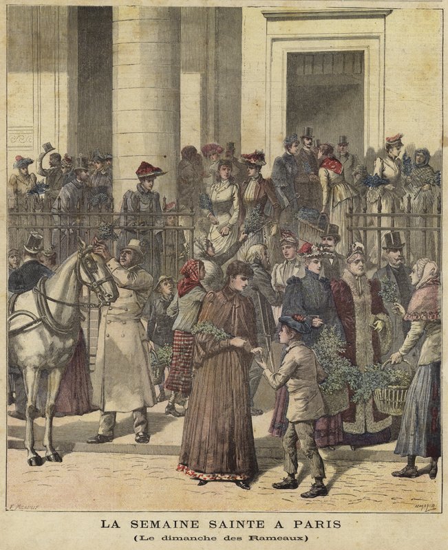 Forside av Le Petit Journal, 28. mars 1891 av French School