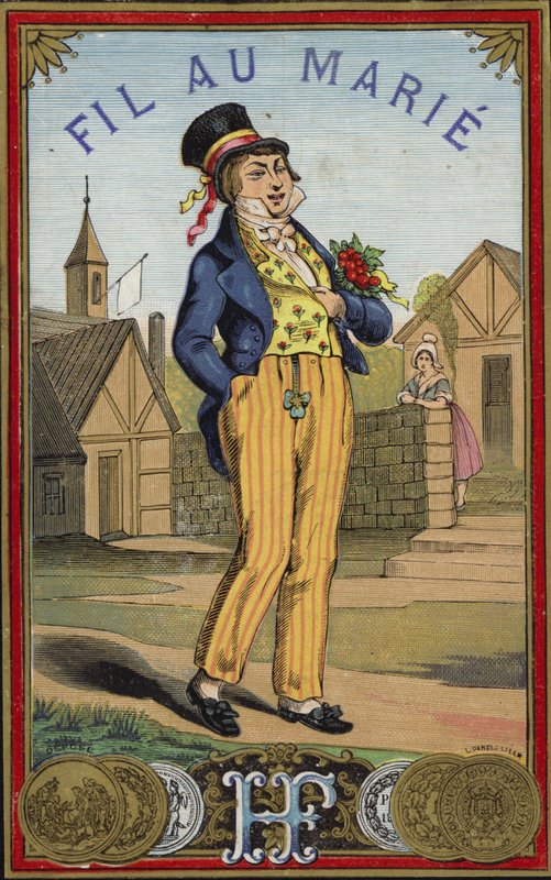 Dapper Gentleman ute på tur av French School