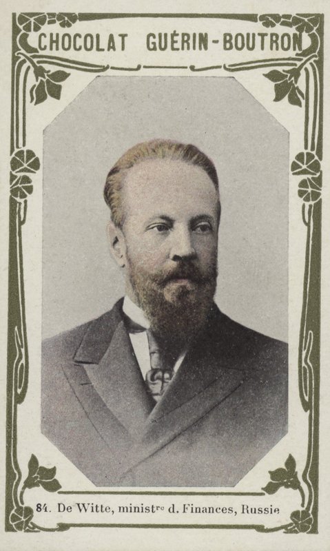 De Witte, finansminister, Russland (farget bilde) av French School