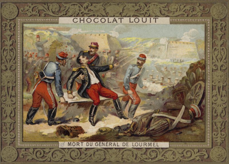 General Lourmels død, slaget ved Inkerman, Krimkrigen, 1854 av French School