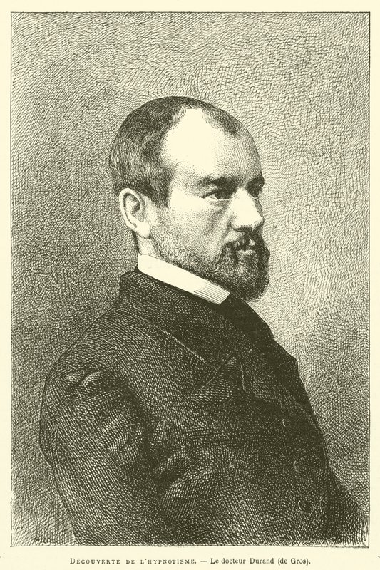 Discovery of hypnotism, Doctor Durand, av Gros av French School