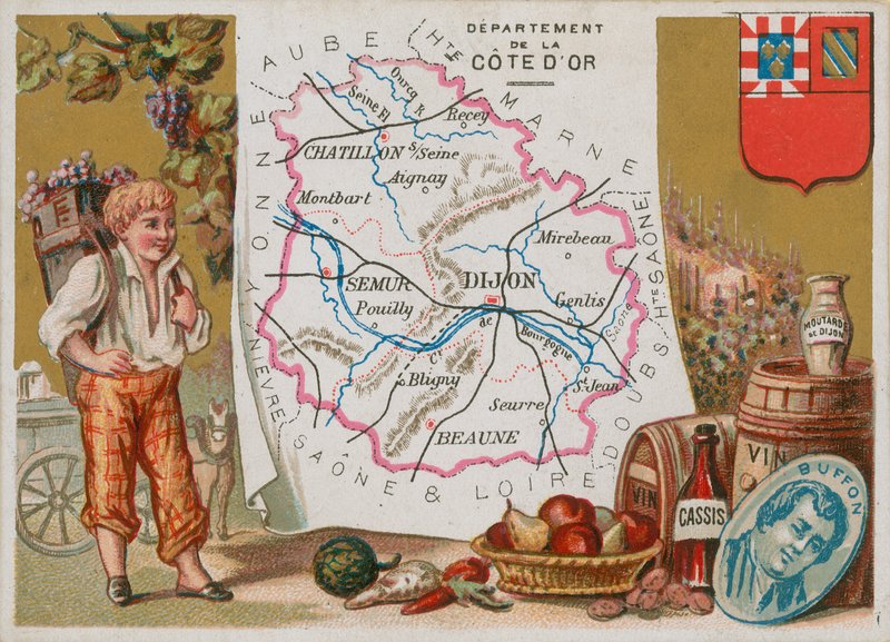 Department of Cote dOr i Øst-Frankrike av French School