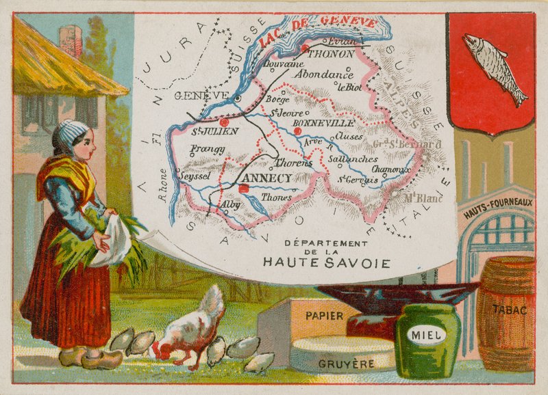 Department of Haute Savoie i Øst-Frankrike av French School