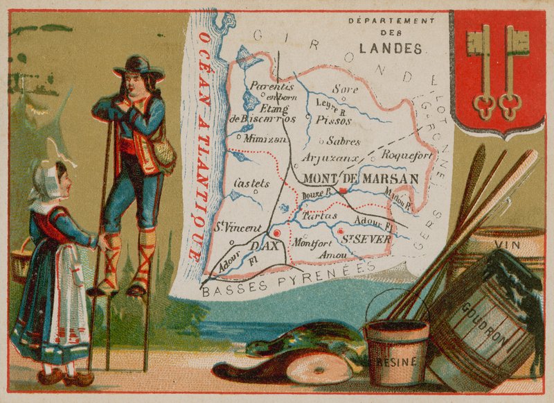 Department of Landes i Sør-Frankrike av French School