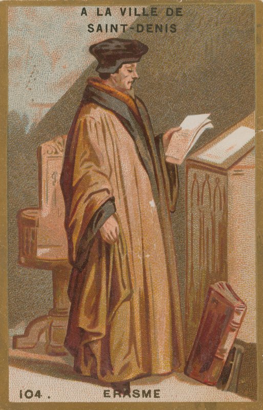 Desiderius Erasmus, nederlandsk lærd og teolog fra 1400-tallet av French School