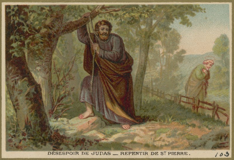 Despair of Judas - Sankt Peters omvendelse av French School
