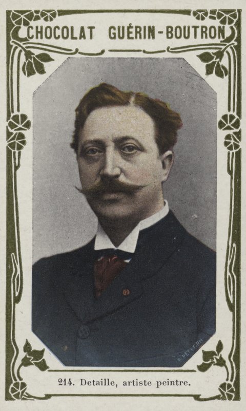 Detaille, maler (farget bilde) av French School