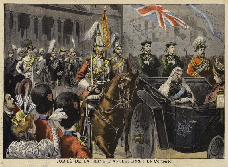 Dronning Victorias diamantjubileum, 1897 av French School