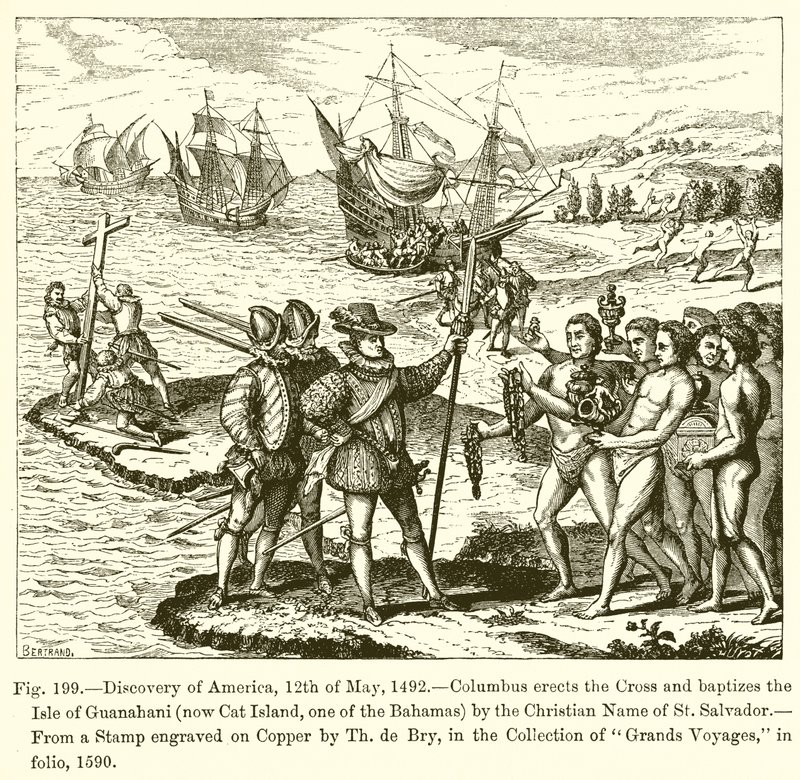 Discovery of America, 12. mai, 1492 av French School