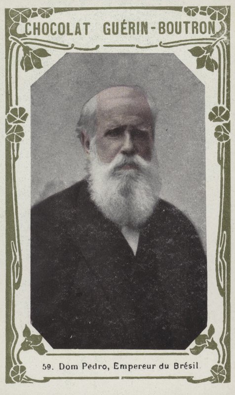Dom Pedro, keiser av Brasil (farget bilde) av French School