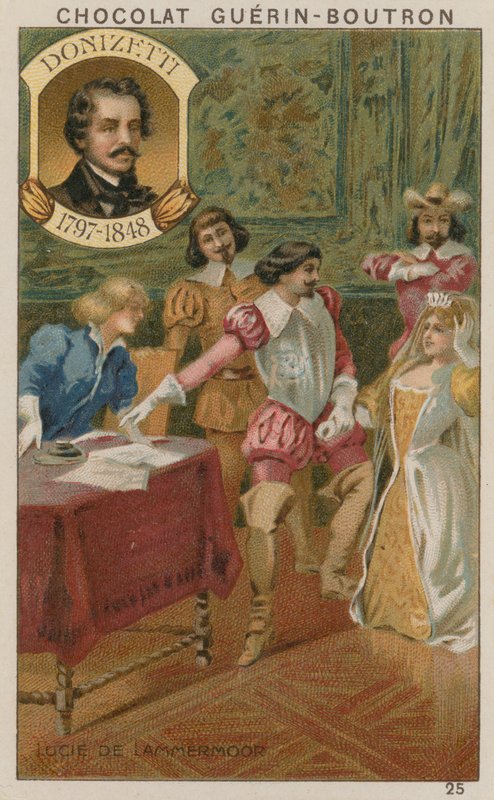 Donizetti, Lucie de Lammermoor av French School
