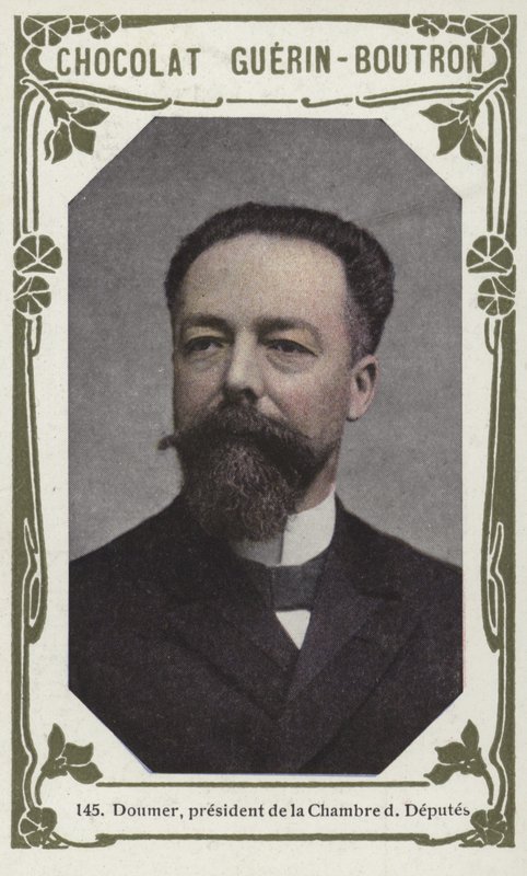 Doumer, president for Deputertkammeret (farget bilde) av French School