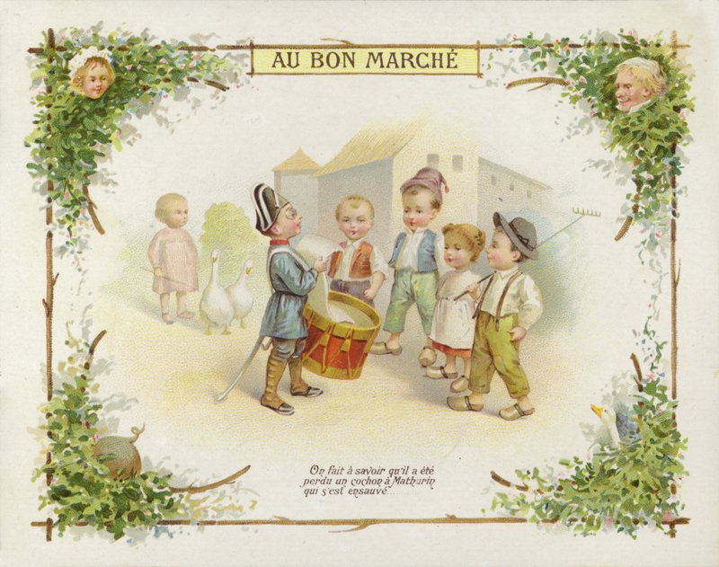 Trommeslagergutt snakker med barn av French School