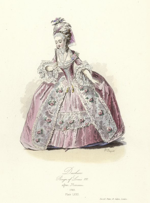 Hertuginne, regjering av Louis XVI av Frankrike av French School
