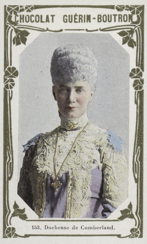 Duchesse de Cumberland (farget bilde) av French School