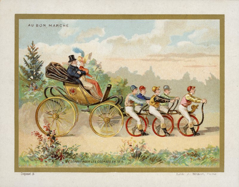 Eksentrisk vintagevogn av French School