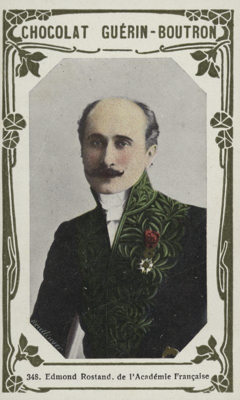 Edmond Rostand, fra det franske akademiet (farget bilde) av French School