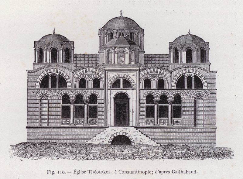 Eglise Theotokos, et Konstantinopel; d