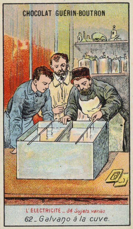 Elektrotyping tank (chromolitho) av French School