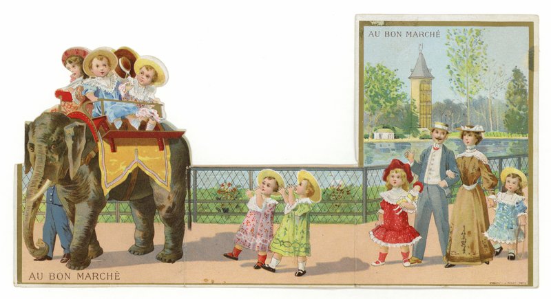 Elefantturer i parken av French School