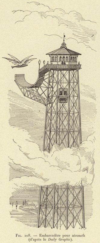 Dock for fly (fra Daily Graphic) (gravering) av French School