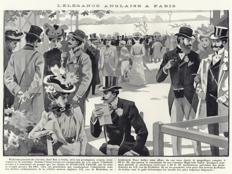 Engelsk eleganse i Paris av French School