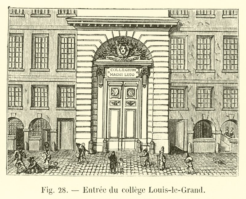 Inngang til Louis-le-Grand College av French School