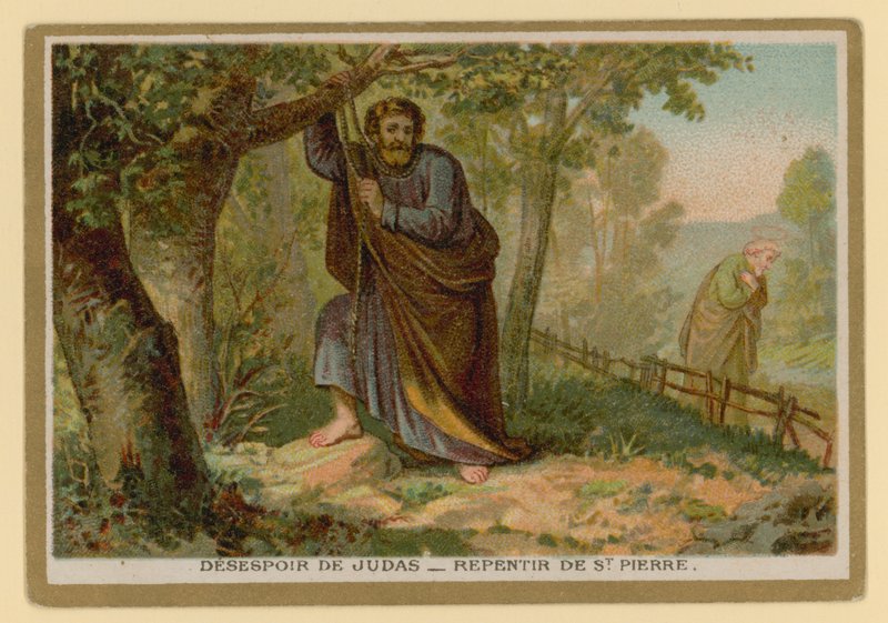 Episode i Jesu Kristi liv (chromolitho) av French School