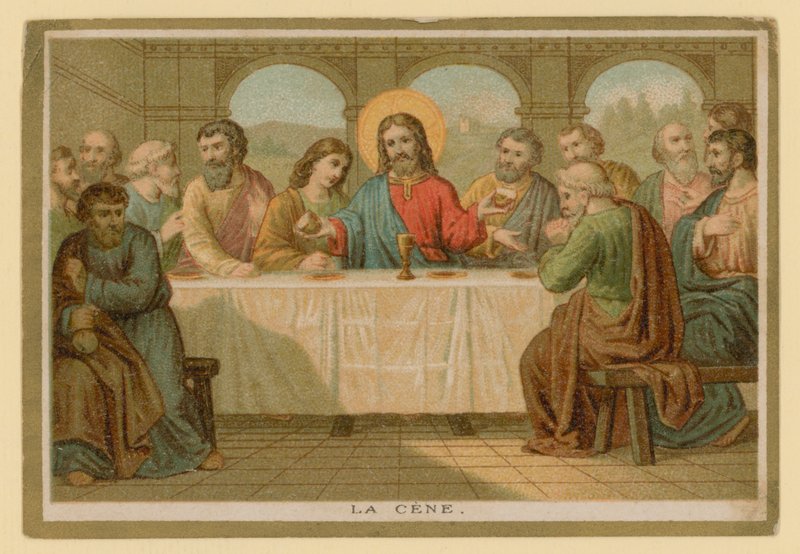 Episode i Jesu Kristi liv (chromolitho) av French School