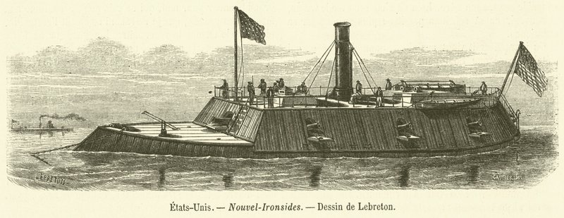 USA, New Ironsides (gravering) av French School