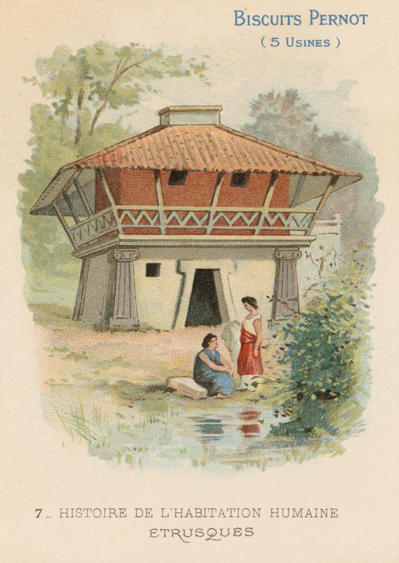 Etruskisk hus av French School