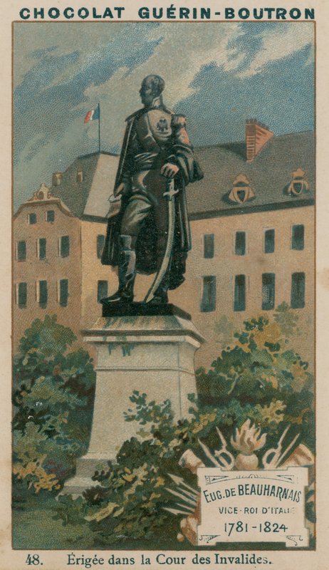Eug de Beauharnais, visekonge av Italia, 1781-1824, reist i Cour des Invalides av French School