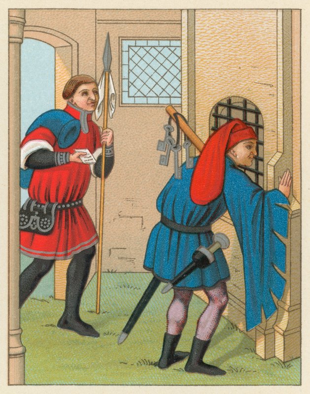 Europa middelalderdrakt av French School