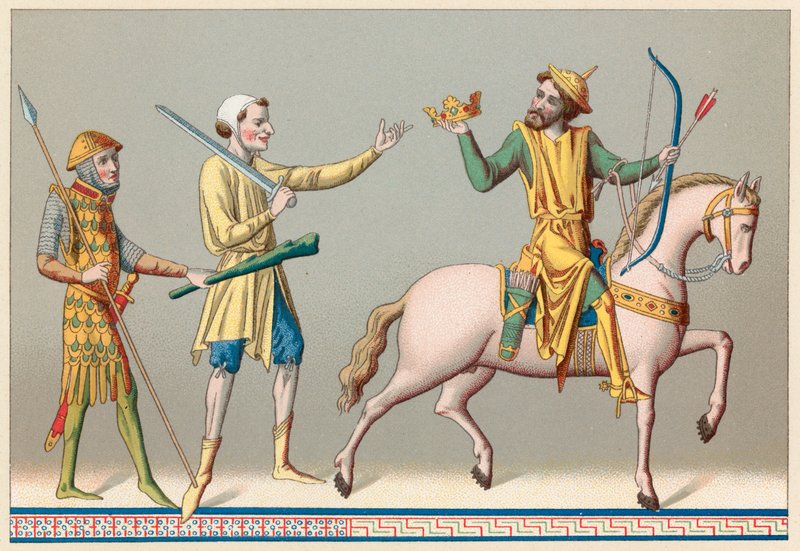 Europa middelalderdrakt av French School