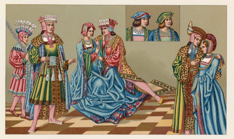Europe XV-XVIth Cent Costume av French School