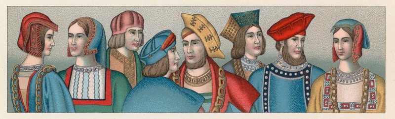 Europe XV-XVIth Cent Costume av French School