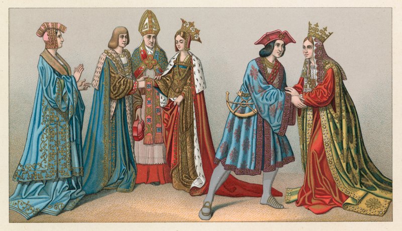 Europe XV-XVIth Cent Costume av French School