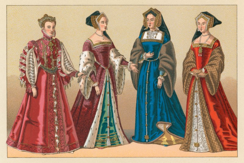 Europa XVIth Cent-kostyme av French School