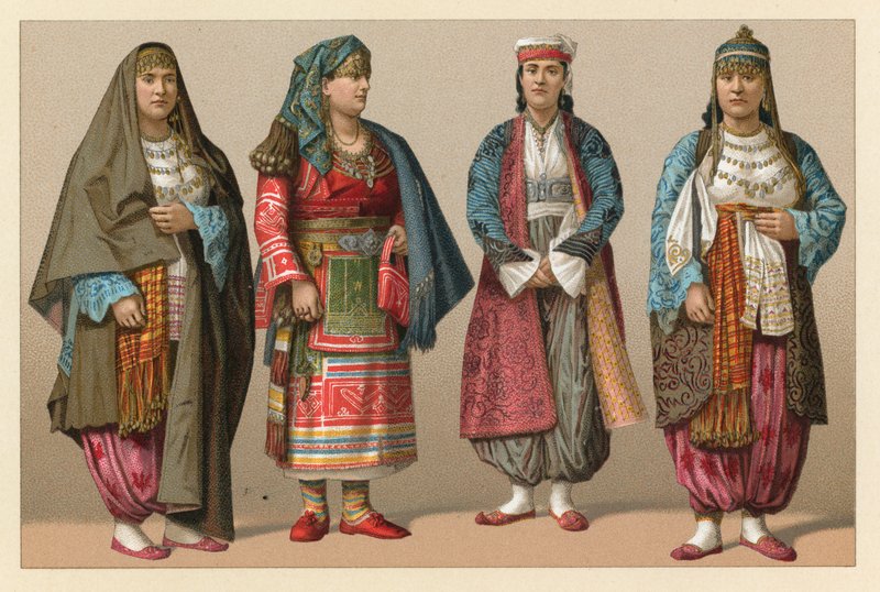 Europeisk Tyrkia-kostyme av French School