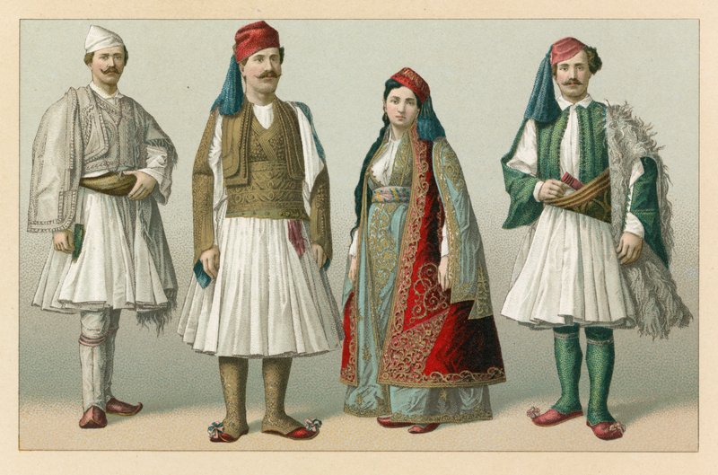 Europeisk Tyrkia-kostyme av French School