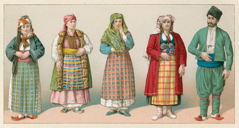 Europeisk Tyrkia-kostyme av French School