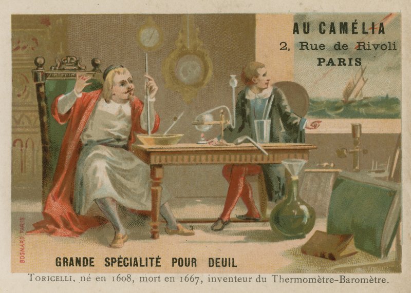 Evangelista Torricelli , italiensk fysiker og matematiker av French School