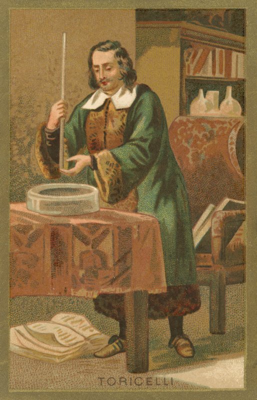 Evangelista Torricelli , italiensk fysiker og matematiker av French School