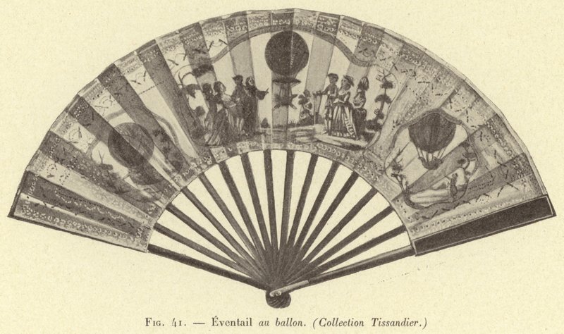 Ball fan, (Tissandier Collection) av French School